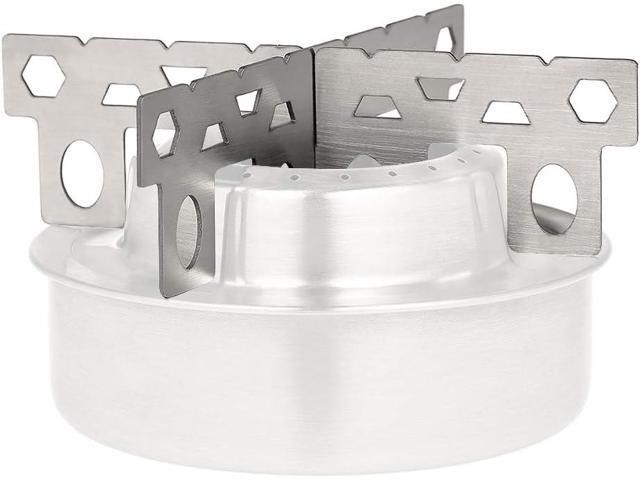 Lixada Titanium Alcohol Stove Rack Cross Stand Outdoor Camping Stove Stand Support Rack