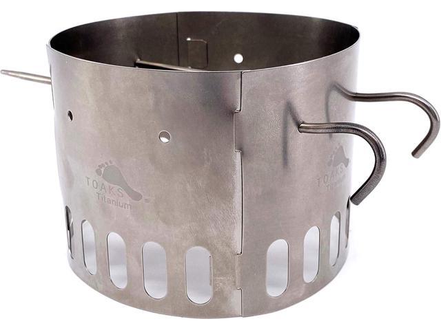 TOAKS TiStand Titanium Alcohol Stove Dual Stand & Windscreen