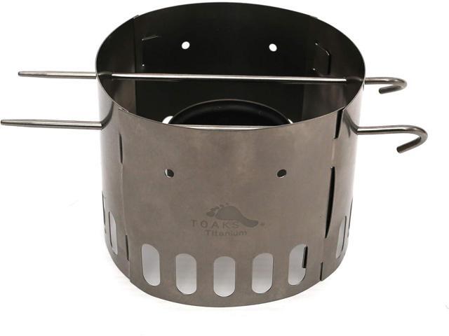 TOAKS TiStand Titanium Alcohol Stove Dual Stand & Windscreen