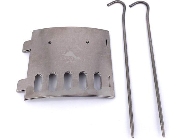 TOAKS TiStand Titanium Alcohol Stove Dual Stand & Windscreen