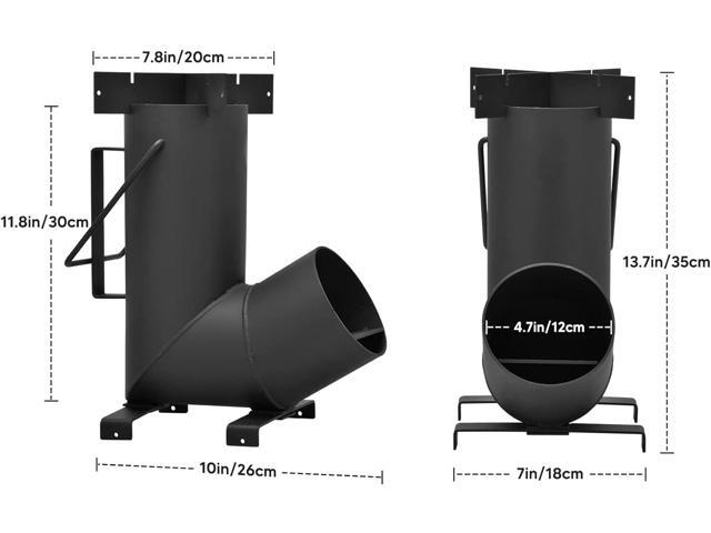 Stanbroil Camping Rocket Stove for Outdoor Cooking, Portable Wood Burning Stove for Backyard, Camp Cooking and Emergency Situations
