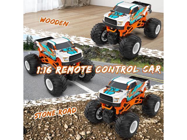 1:16 Scale RC Monster Truck - 2.4GHz All Terrain Car for Kids 4-12, 20 Km/h Off Road RC Truck, Christmas or Birthday Gift