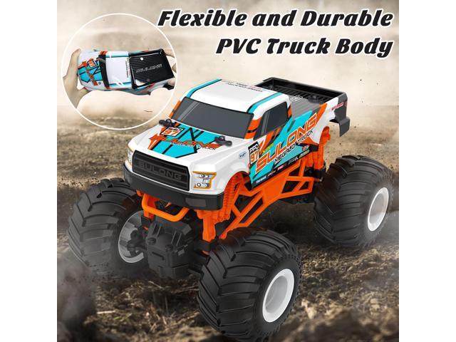 1:16 Scale RC Monster Truck - 2.4GHz All Terrain Car for Kids 4-12, 20 Km/h Off Road RC Truck, Christmas or Birthday Gift