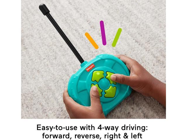 Fisher-Price Preschool Toy Remote Controlled Car My Easy RC with 2 Speeds for Kids Ages 3+ Years
