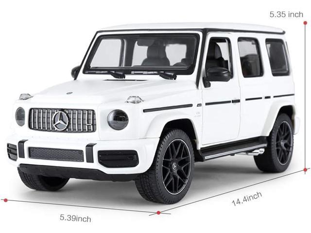 RASTAR Off-Road Remote Control Car, 1:14 Mercedes-AMG G63 R/C Off-Roader Toy Car, Doors Open/Working Lights - White/2.4Ghz