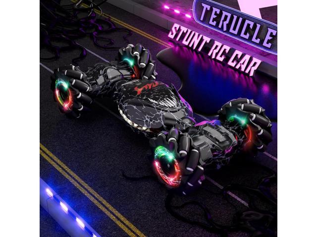 Remote Control Car, 2.4Ghz 4WD Gravity Gesture Sensing RC Cars, Monster RC Stunt Twist Car Kids Toys for 5-7 yr Boys & Girls, RC Drift Car with...