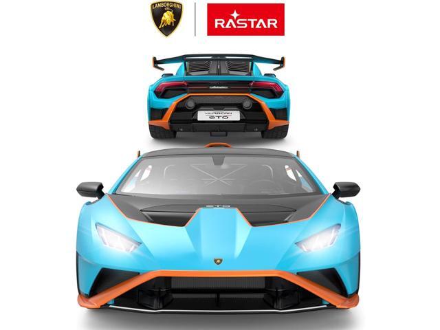 RASTAR Lamborghini RC Car R/C 1/14 Lamborghini Huracán STO Model Car Blue Lamborghini Toy Car 2.4Ghz Remote Control Car for Boys 8-12