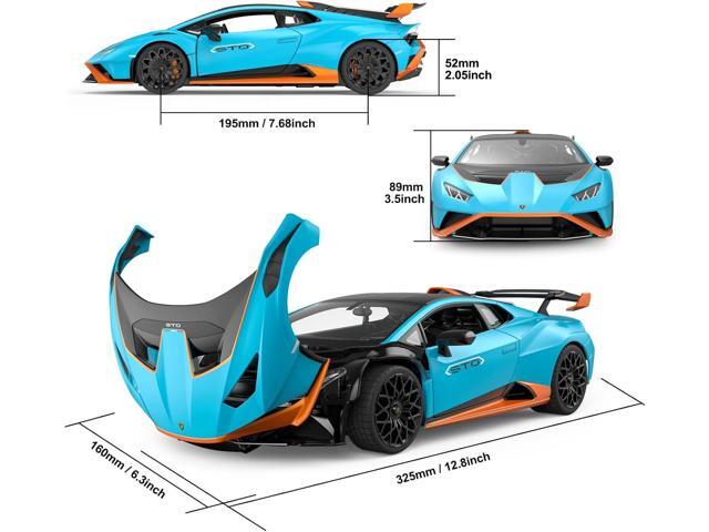 RASTAR Lamborghini RC Car R/C 1/14 Lamborghini Huracán STO Model Car Blue Lamborghini Toy Car 2.4Ghz Remote Control Car for Boys 8-12