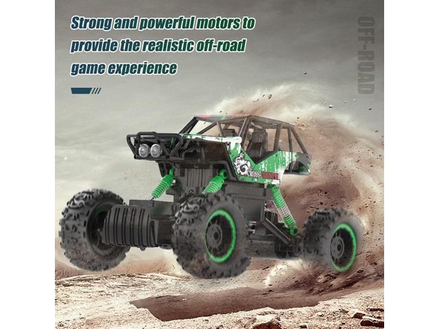 DOUBLE E 1:12 Scale Large Remote Control Car Monster Trucks for Boys with Head Lights 4WD Off All Terrain RC Car Rechargeable Vehicles Xmas Gifts...
