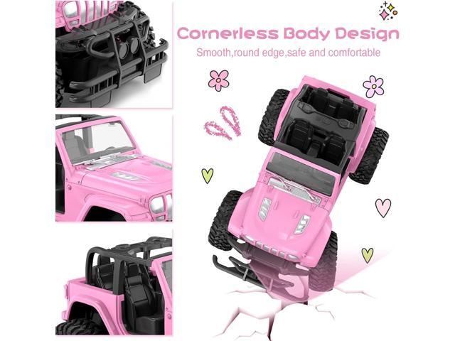 NQD Remote Control Car, Rechargeable RC Racing Cars with Stickers 1:16 Scale, 80 Min Play, 2.4Ghz Off Road Trucks All Terrain Toys Gifts for...