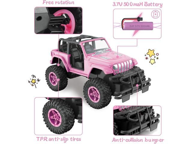 NQD Remote Control Car, Rechargeable RC Racing Cars with Stickers 1:16 Scale, 80 Min Play, 2.4Ghz Off Road Trucks All Terrain Toys Gifts for...
