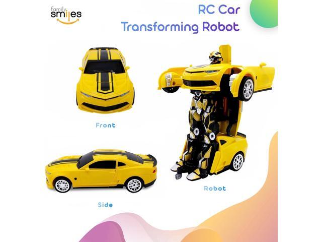 Kids Remote Control Toy Sports Car Transforming Robot RC Vehicle Toys Boys Age 8-12
