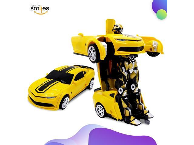 Kids Remote Control Toy Sports Car Transforming Robot RC Vehicle Toys Boys Age 8-12