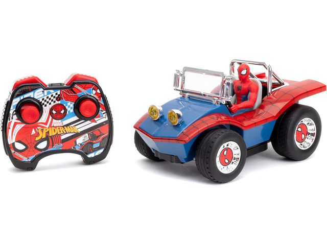Marvel 1:24 Spider-Man Buggy RC Radio Control Cars, Toys for Kids and Adults