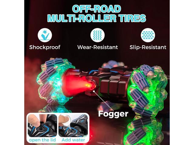 Remote Control Car for Boys 6-12 yr, Gesture Sensing RC Stunt Car Toys for Kids, 2.4gHz 4WD Hand Controlled RC Car, 360° Rotating Transform Drift...
