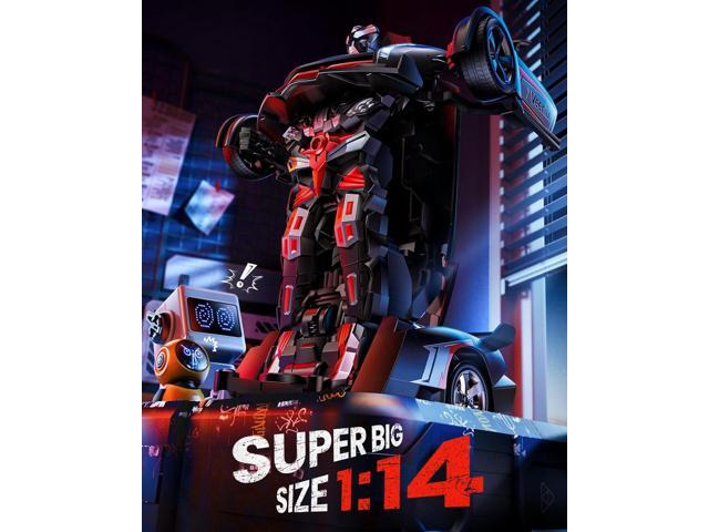 V992 Transform Remote Control Car,Transform Robot RC Cars,1:14 Scale,2-in-1 Robot Toy Car with Sound & Light Effects,Gesture Sensing,Automatic...