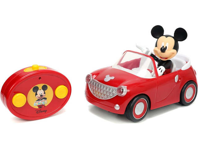 Jada Toys Disney Junior Mickey Mouse Clubhouse Roadster RC Car Red, 7'
