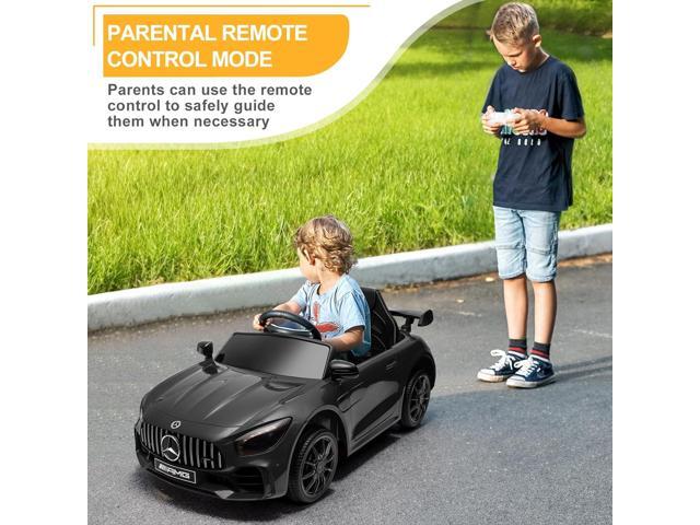 Winado 12V Ride on Car, Licensed Mercedes Benz AMG GTR Battery Powered Electric Vehicle, w/Parent Remote, Wider Seat, LED Lights, Openable Doors,...