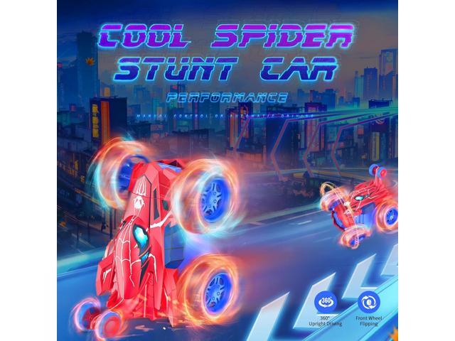 Remote Control Car RC Cars Toys,Cool Rechargeable Stunt RC Car with 360 Flips 4WD Wheel with Bright Light,Fun Outdoor Toys Gifts for Kids Birthday...