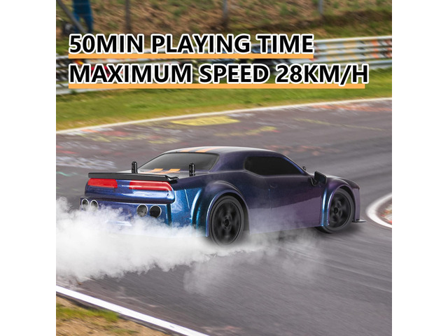 RC Drift Car, 1:14 Remote Control Car 4WD Drift RC Cars Vehicle 28km/h High Speed Racing RC Drifting Car Gifts Toy for Boys Kids