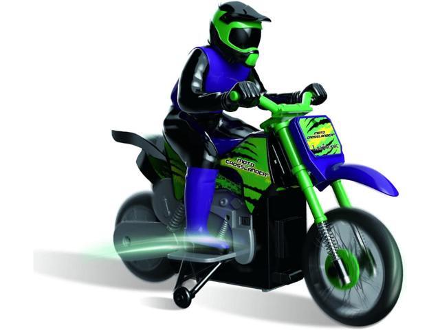 Lexibook RC18, Crosslander radio road motorcycle, up to 12km/h, perfect balance, light effects, crazy skids, fast acceleration, ergonomic remote...
