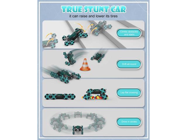 ATHLERIA 8WD Gesture Sensing Rc Stunt Car Toys for Boy Age 8-13,Hand Remote Control Car,Coolest Christmas Birthday Present Ideas for Boys Girls...