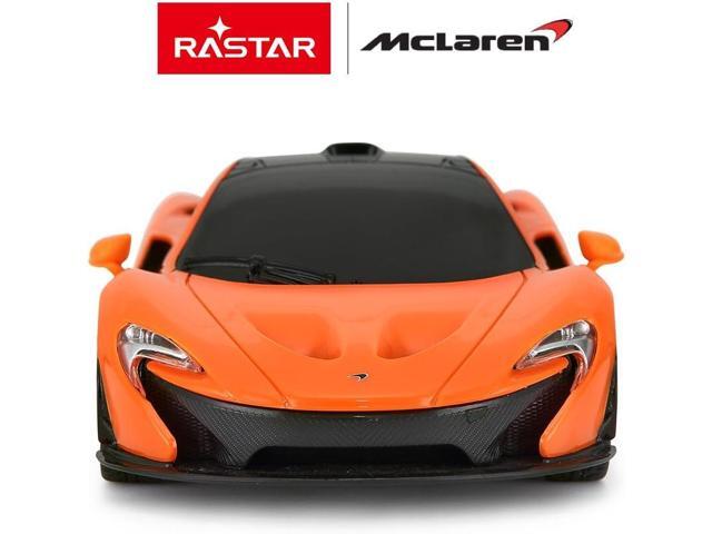 RASTAR RC Car 1:24 Scale McLaren P1 Remote Control Toy Car, R/C Model Vehicle for Kids Orange