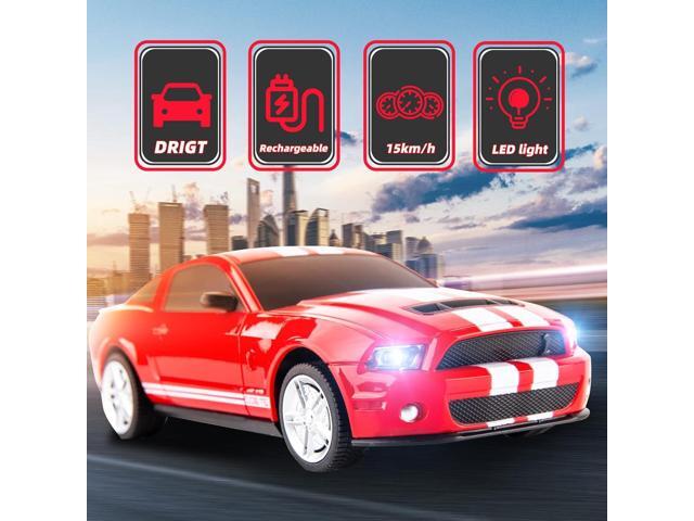 BDTCTK Remote Control 1/24 Ford Mustang Shelby GT500 RC Model Car, Toys for Kids and Adults Red