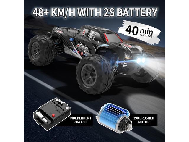 Hosim RC Cars, 1:10 Scale 48+ KMH Remote Control Car for Adults Boys, 4X4 Off-Road RC Truck with Headlights, All Terrains Waterproof Hobby Grade...