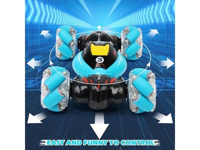 DDAI RC Cars Gesture Sensing Stunt Car - Best Gifts for Boys 6-12 Year Old 360° Rotating 4WD Remote Control Transform 2.4Ghz Hand Controlled Car...