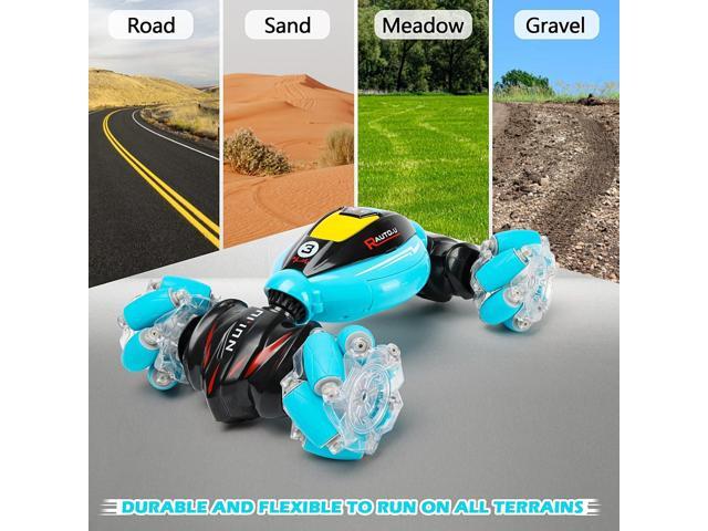 DDAI RC Cars Gesture Sensing Stunt Car - Best Gifts for Boys 6-12 Year Old 360° Rotating 4WD Remote Control Transform 2.4Ghz Hand Controlled Car...