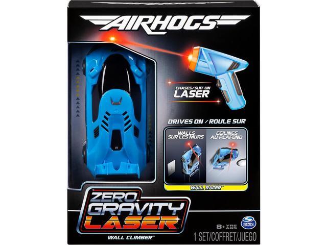 Air Hogs, Zero Gravity Light, Light-Guided Wall Racer, Wall Climbing Race Car,Blue
