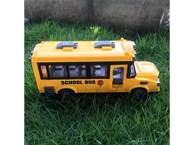 RC School Bus - Remote Control Car Vehicles, 2.4G Opening Doors City Bus Toy Classic Baby Bus, Remote Control Car with LED Lights School Bus Toy,...
