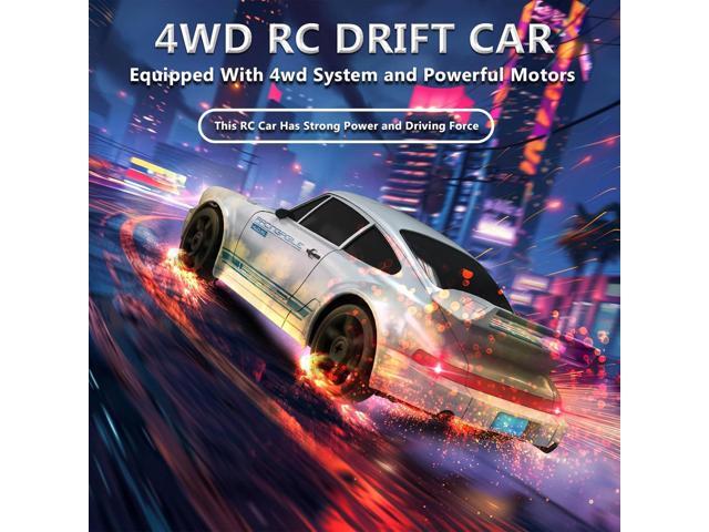 RC Drift Car 1:24 Remote Control Car 4WD 15KM/H High Speed Racing Sport Car with LED Lights RC Cars Toy Cars for Kids Boys Girls Adults Gifts...