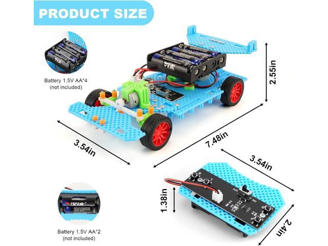 STEM Kits for Kids Age 8-12, Building Remote Control Car, Model Car Kits, Gifts for Boys 10-16, 3D Puzzles Science Educational Crafts, Toys for 8 9...