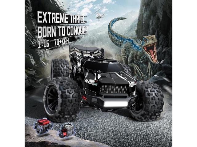 1/16 Brushless RC Cars for Adults & Boys, Fast 43 Mph, Electric 4WD High Speed RC Car, All-Road Remote Control RC Truck with Two 2S Lipo Batteries,...