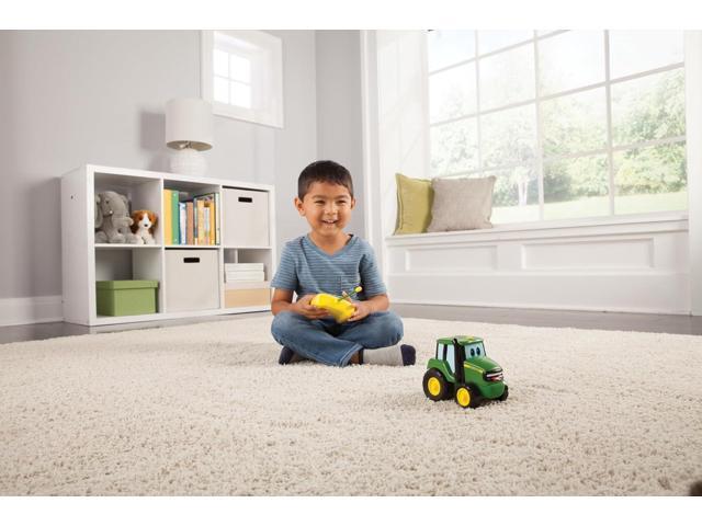 John Deere Radio Controlled Johnny Tractor Toy - Includes Easy to Use Remote Control Toy - Green John Deere Tractor Toys - John Deere Toys - Ages...