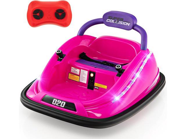 OLAKIDS Bumper Car for Toddlers, 12V Kids Electric Ride on Toy with Remote Control, Battery Powered Vehicle Racer for Baby, 360 Degree Spin...