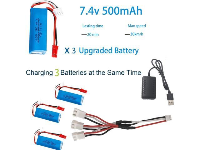 Wltoys 284131 RC Cars 1/28 Mini Drift RC Car with 3pcs Upgraded 500mah Battery 30km/h RC Drift Cars 130 Brushed Motor 2.4GHz Remote Control Car LED...
