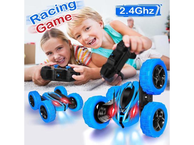 FREE TO FLY Remote Control Car Boys Toys: 360 Flip Rc Cars 2.4Ghz Double-Sided Rotating Stunt Car 6 7 8 9 10 11 12 Year Old Kids Girls Outdoor Indoor