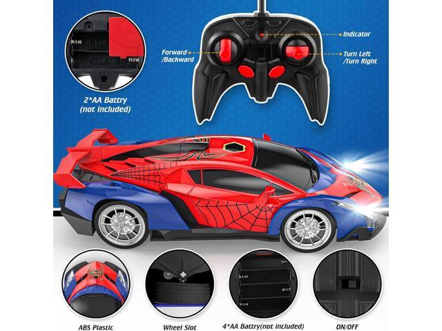 Growsland 2024 Remote Control Car for Kids, RC Cars for Boys Kids 1:18 Electric Vehicle Toy Car Hobby Racing Car Toys with Lights & Controller,...