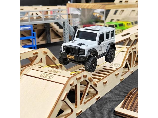 LDARC 1:43 Scale Mini RC Crawler RTR RC Rock Truck 4x4 2.4GHZ Hobby Grade Remote Control Car Model Vehicle RC Buggy, Comes with a DIY Replaceable...