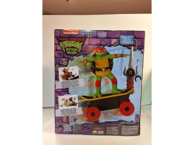 Teenage Mutant Ninja Turtles Raphael Cowabunga Skate RC - Imitates Real Skate Tricks - 2.4 GHz Remote Control - Ages 5+