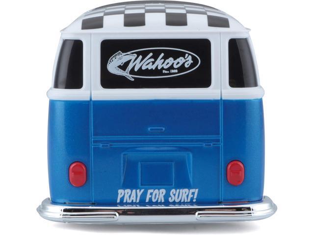 Maisto 1:24 RC VW Van Samba 2.4GHZ Remote Control Vehicle, White/Blue (81529-00000009)