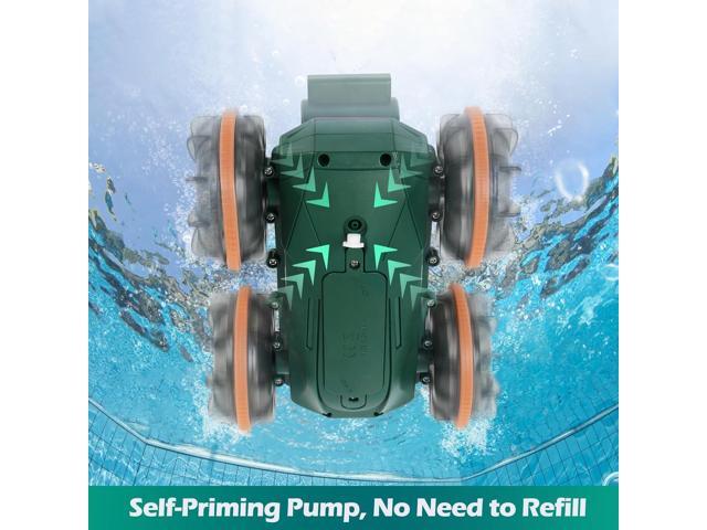 Toys for Kids 6-12 Remote Control Car Boat Gifts for Boys 5-7 8 9 10 11 Year Old Amphibious RC Gesture Stunt Water Squirt Tank with Lights &...