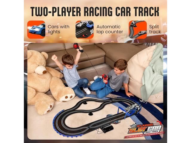 Atlasonix Slot Car Race Tracks Sets - Slot Cars, Race Tracks & Accessories Electric Race Car Track, Dual Electric Race Track for Girls & Boys Age 5...