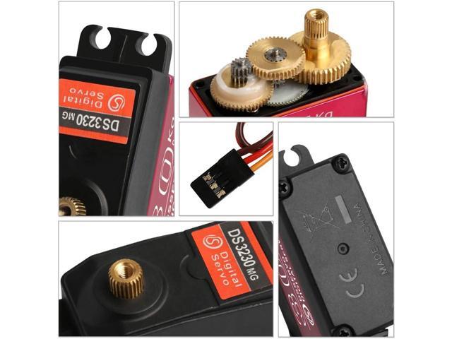 30KG Digital servo high Torque Full Metal Gear Waterproof, Suitable for RC Model Remote Control car with a Control Angle of 180°