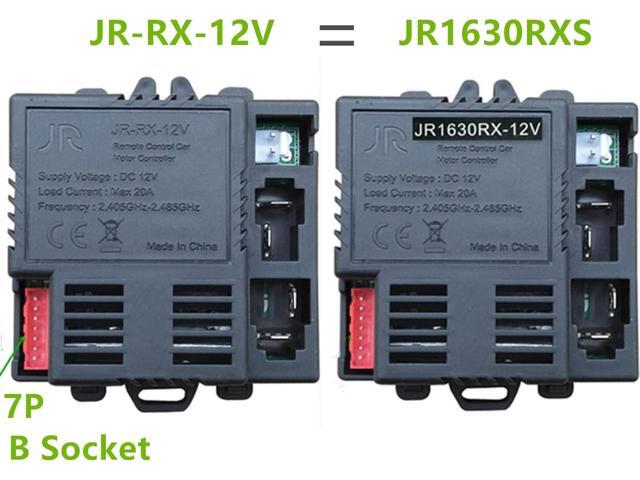 JR1630RXS JR-RX-12V Kids Powered Ride on car 2.4G Bluetooth Remote Control and Receiver Kit Controller Control Box Accessories for Children...