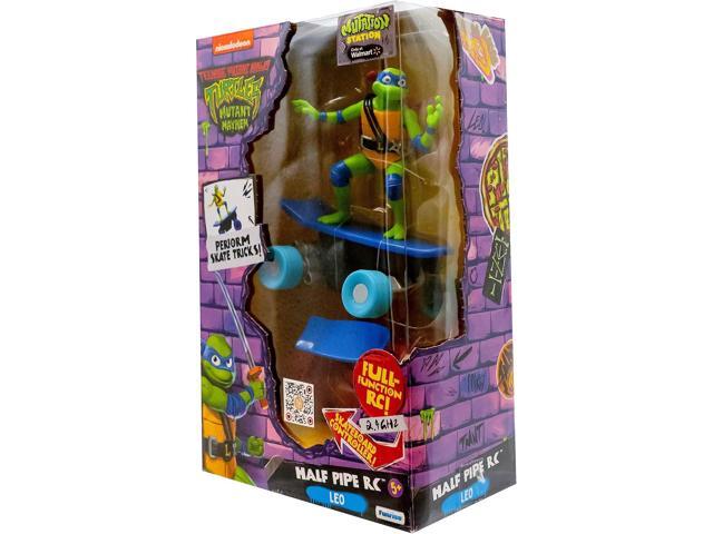 Teenage Mutant Ninja Turtles Leonardo Half Pipe RC Vehicle Movie Edition Ages 5+ - Skate + Performs Tricks - 2.4GHz RC Controller