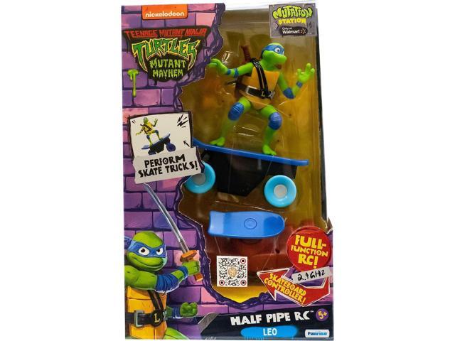 Teenage Mutant Ninja Turtles Leonardo Half Pipe RC Vehicle Movie Edition Ages 5+ - Skate + Performs Tricks - 2.4GHz RC Controller